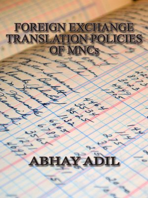 cover image of Foreign Exchange Translation Policies of MNCs